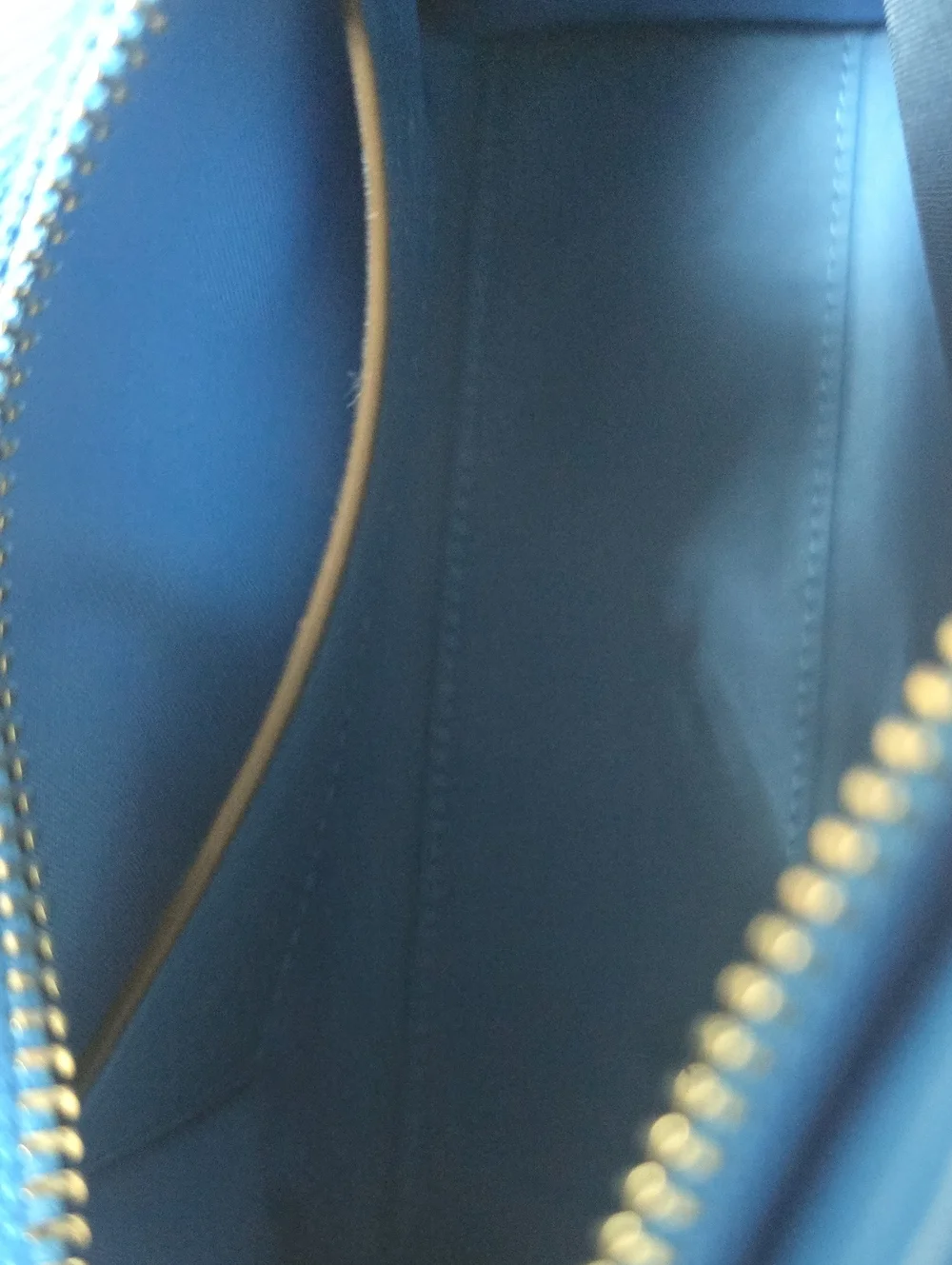 Tory Burch Bright Blue Patent Leather Mini Satchel